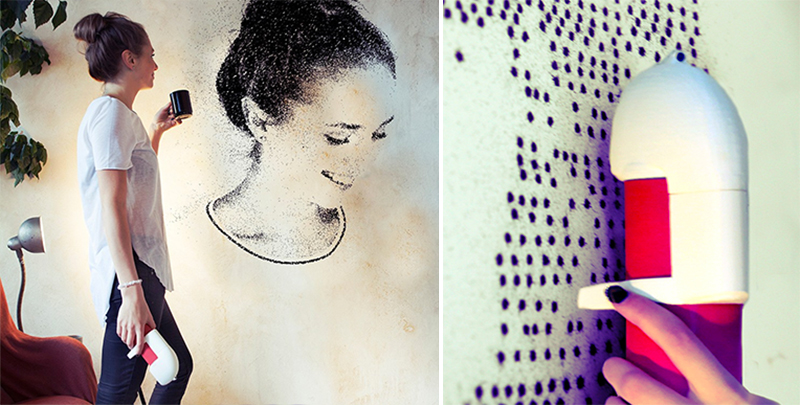 Illustration for article titled Computer-Controlled Spray Paint Lets You Print GraffitiÂ